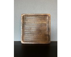 Houten Dienblad Oud Bruin