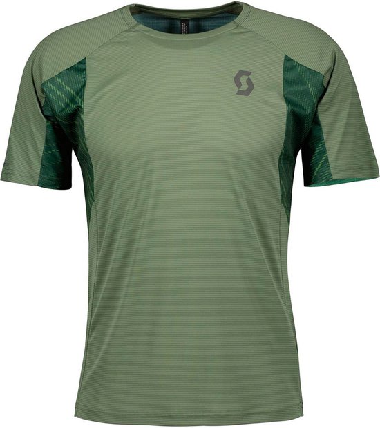 Scott Trail Run Korte Mouwen T-shirt Groen S Man