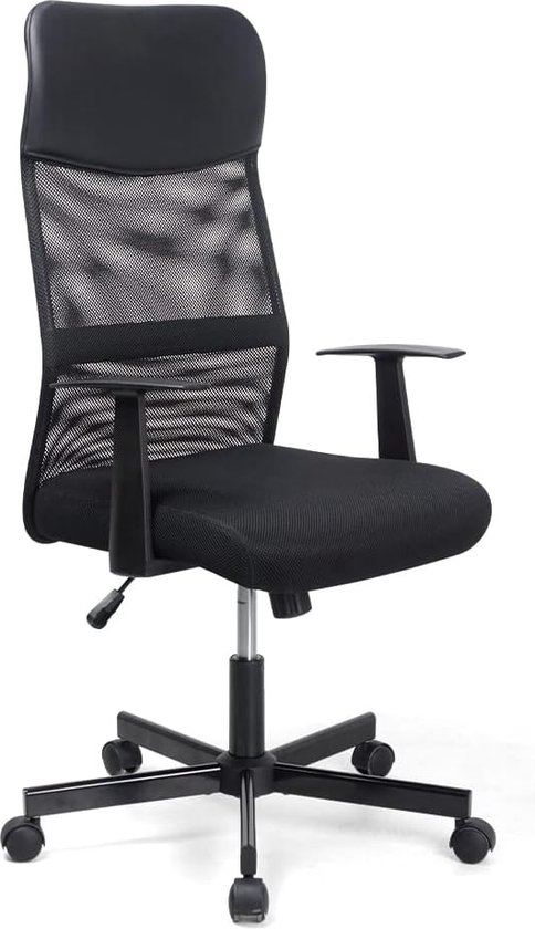 Chaise de bureau à appui-tête réglable Chaise de bureau ergonomique en maille pivotante Chaise de bureau Support lombaire réglable en hauteur Fonction rotative à 360 ° Chaise de dossier en maille adaptée au bureau à domicile