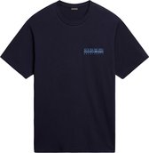 Napapijri S-hill 1 T-shirt manches courtes col rond Blauw, Zwart S Homme
