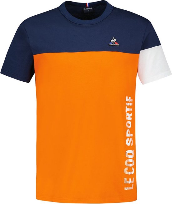 Le Coq Sportif 2320646 Saison 2 N°1 T-shirt Met Korte Mouwen Oranje S Man
