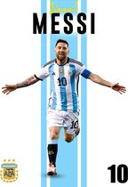 Lionel Messi Poster - Voetbal Posters - Goal Collection - Bekende Voetballer - Geschikt om in te lijsten - 43.2 x 61cm (A2+)