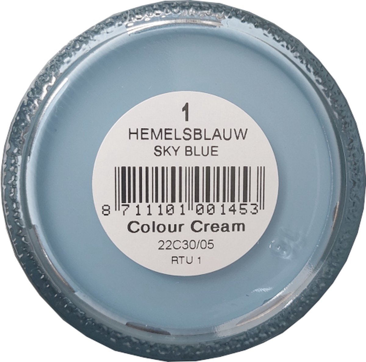 SL - Dekkende Kleurcreme - Hemels Blauw - (Schoensmeer - Schoenpoets)