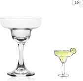 Luxe Cocktailglazen Set - 6 Stuks - 260 ml - 26 cl - Glas - Hoogwaardige kwaliteit - Cocktail Glazen