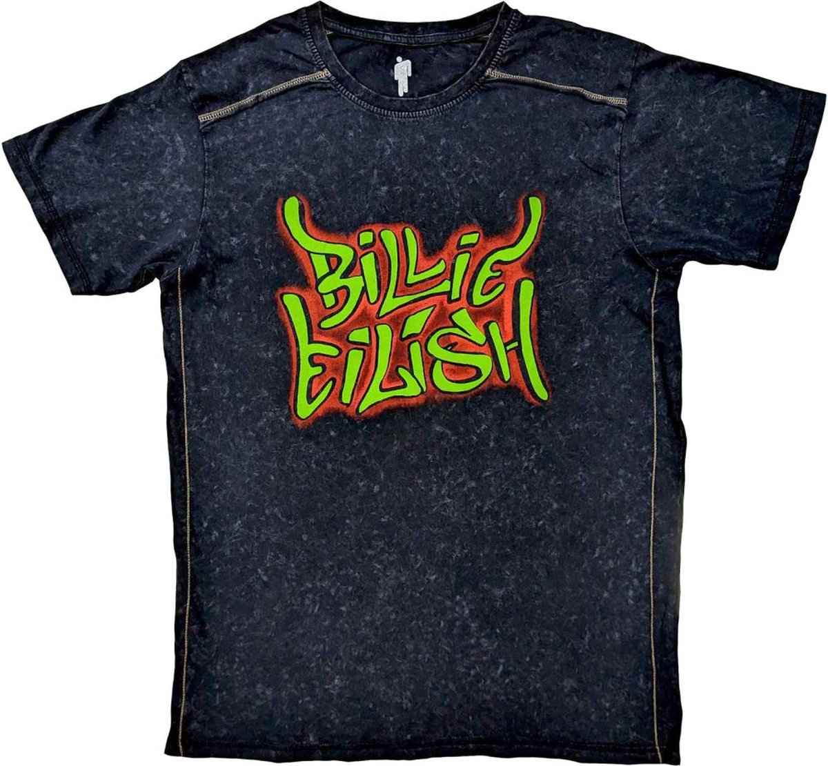 Billie Eilish - Graffiti Heren T-shirt - 2XL - Zwart