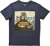The Beatles - Yellow Submarine Album Cover Heren T-shirt - XL - Blauw