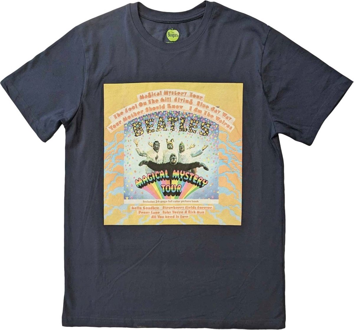 The Beatles - Magical Mystery Tour Album Cover Heren T-shirt - M - Blauw