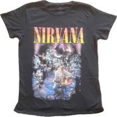 Nirvana - T-shirt Femme Photo Unplugged - S - Zwart