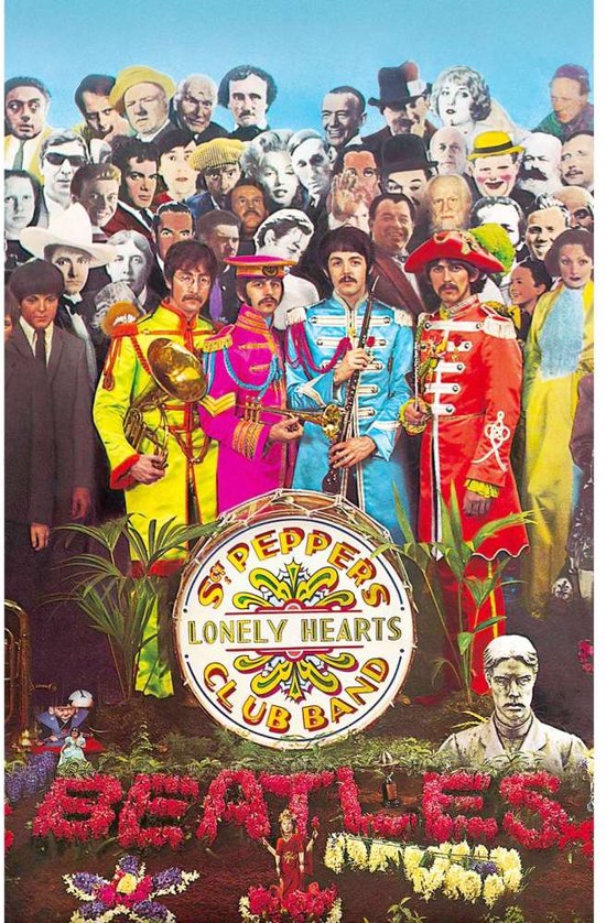 The Beatles - Sgt Pepper Textiel Poster - Multicolours | bol