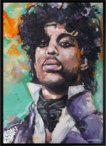 Prince print 51x71 cm vullend *ingelijst & gesigneerd