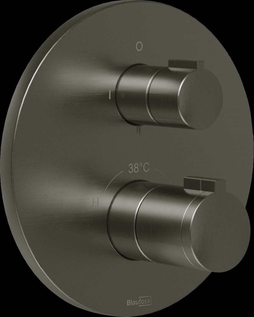 Blaufoss Smartbox Round Mitigeur de douche thermostatique à encastrer 2  fonctions... | bol