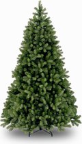 Sapin de Noël artificiel Nordmann - 180 cm - vert - Ø 122 cm - 1 005 pointes - socle métal