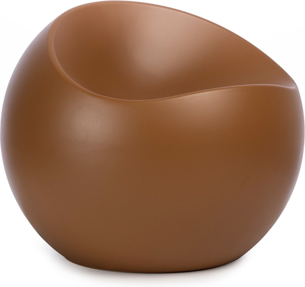 XLBoom Amber Mat Ball Chair - Loungebank - Gerecycleerd ABS - 55 × 55 × 50 cm