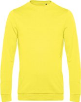 2-Pack Sweater 'French Terry' B&C Collectie maat XS Solar Yellow/Geel