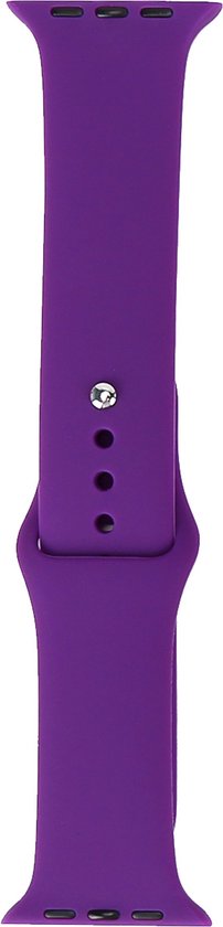 Bracelet Apple Watch silicone (violet foncé) 