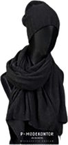 Écharpe unie anthracite Écharpe femme ou homme unie anthracite