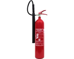 CO2 brandblusser 5 kilo - Geleverd met keuringssticker en wandbeugel - A-kwaliteit