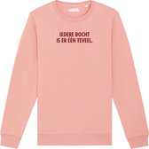 Wintersport sweater canyon pink S - Iedere bocht is er één teveel - soBAD. | Foute apres ski outfit | kleding | verkleedkleren | wintersporttruien | wintersport dames en heren