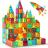 Magnetisch speelgoed - Magnetic Tiles - Magnetische tegels - 100 stuks - Montessori speelgoed - Speelgoed kinderen