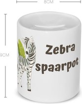 Akyol - zebra Spaarpot - Zebra - dieren liefhebbers - leuke cadeau voor iemand die van houdt van zebra's - verjaardagscadeau - kado - gift - 350 ML inhoud