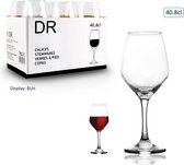 Luxe Wijnglazen Set - 6 Stuks - Wijn - Glas - Hoogwaardige Kwaliteit - Wijnglas - 40.8cl Inhoud - Elegante Afmetingen - Prachtige Uitstraling - Perfect voor elke Gelegenheid - Ideaal voor Wijnliefhebbers - Witte wijn - Rode Wijn