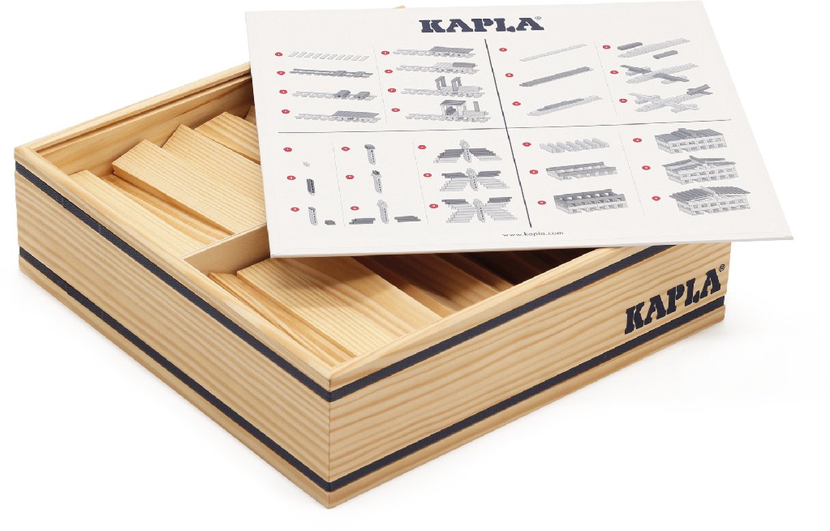 KAPLA - KAPLA Kleur - Constructiespeelgoed - 100 Plankjes | bol.com