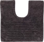 Sealskin Essence Tapis de contour WC - 45x50 cm - Coton - Anthracite