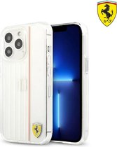 IPHONE 13 PRO MAX - HARD CASE RED WITH 3D LINES CONTRASTED RED LINE - FERRARI