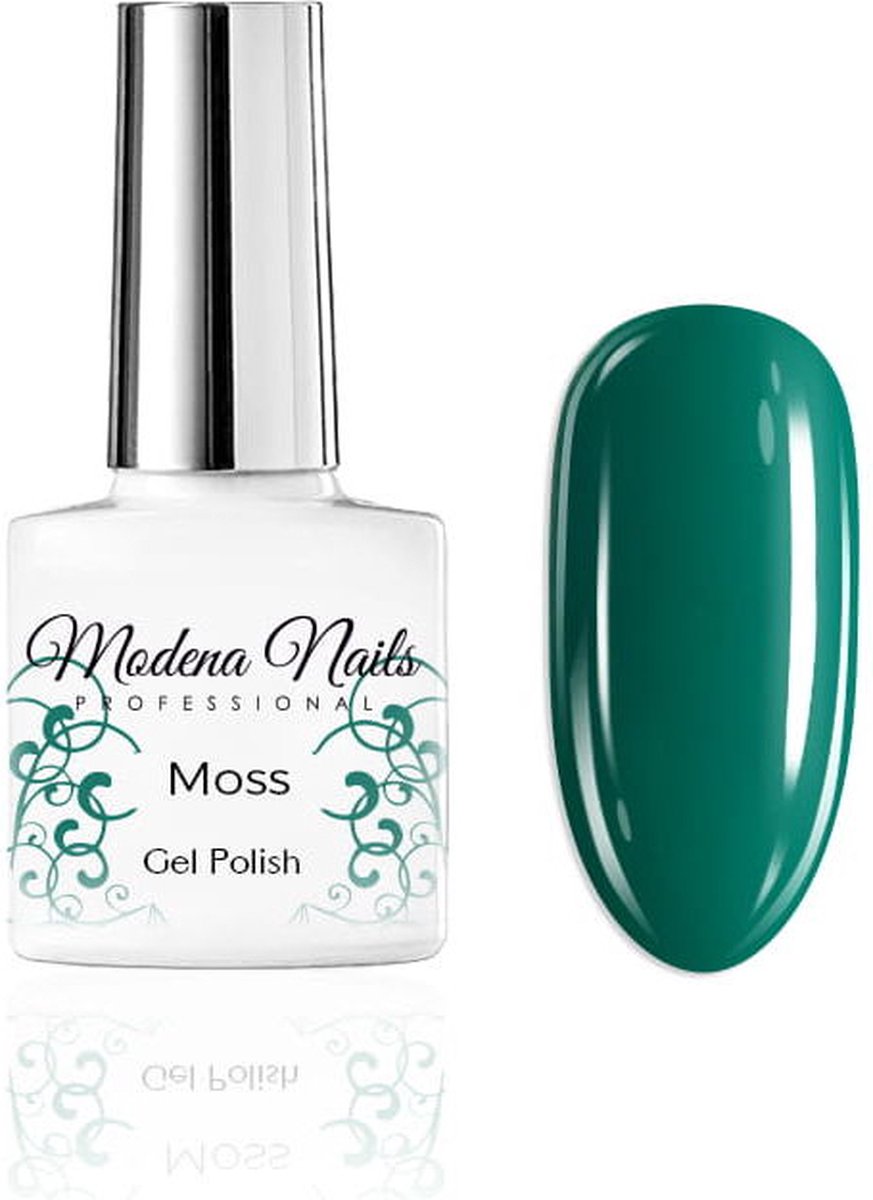 Modena Nails Gellak Autumn/Winter - Moss 7,3ml. - Groen - Glanzend - Gel nagellak - Gel nagellak