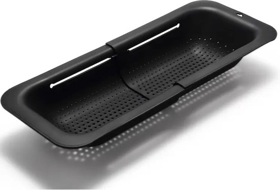 Vergiet WANDA - Zwart / Zilver - RVS - 24 cm - Koken - Kookgerei