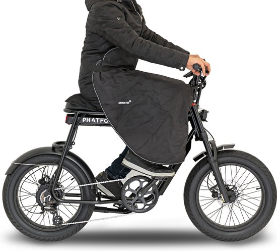 Foto: Herfst deal stricto bicycle heavy duty fiets beenkleed stadsfiets bakfiets fatbike zwart universeel