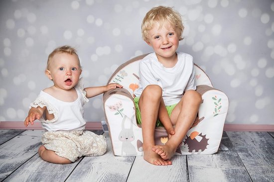 Kinderzetel - Kinderfauteuil - Peuterstoeltje - Dieren - Bos - Bruin van Kinder — afbeelding 3