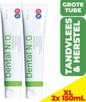 Dental N:O™ - 2x XL 150mL - Tandvlees Herstel Tandpasta - Groene Thee , Propolis , Eucalyptus, Aloe Vera & meer - Tandvleesontsteking - Zonder Fluoride - Voordeelverpakking Tandpasta - KOMBUCHA