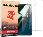 GrizzlyCoat Screenprotector geschikt voor OnePlus 11 Hydrogel TPU | GrizzlyCoat Screenprotector - Case Friendly (2-Pack)