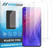 Mobigear Screenprotector geschikt voor OPPO Reno Z | Mobigear Screenprotector Folie - Case Friendly (3-Pack)