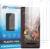 Mobigear Screenprotector geschikt voor Google Pixel 6a | Mobigear Screenprotector Folie - Case Friendly (3-Pack)
