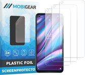 Mobigear Screenprotector geschikt voor Wiko View 5 | Mobigear Screenprotector Folie - Case Friendly (3-Pack)