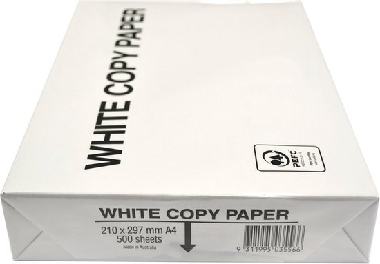Wit A4 Printpapier 80grams (500 Vel) - Stuntwinkel