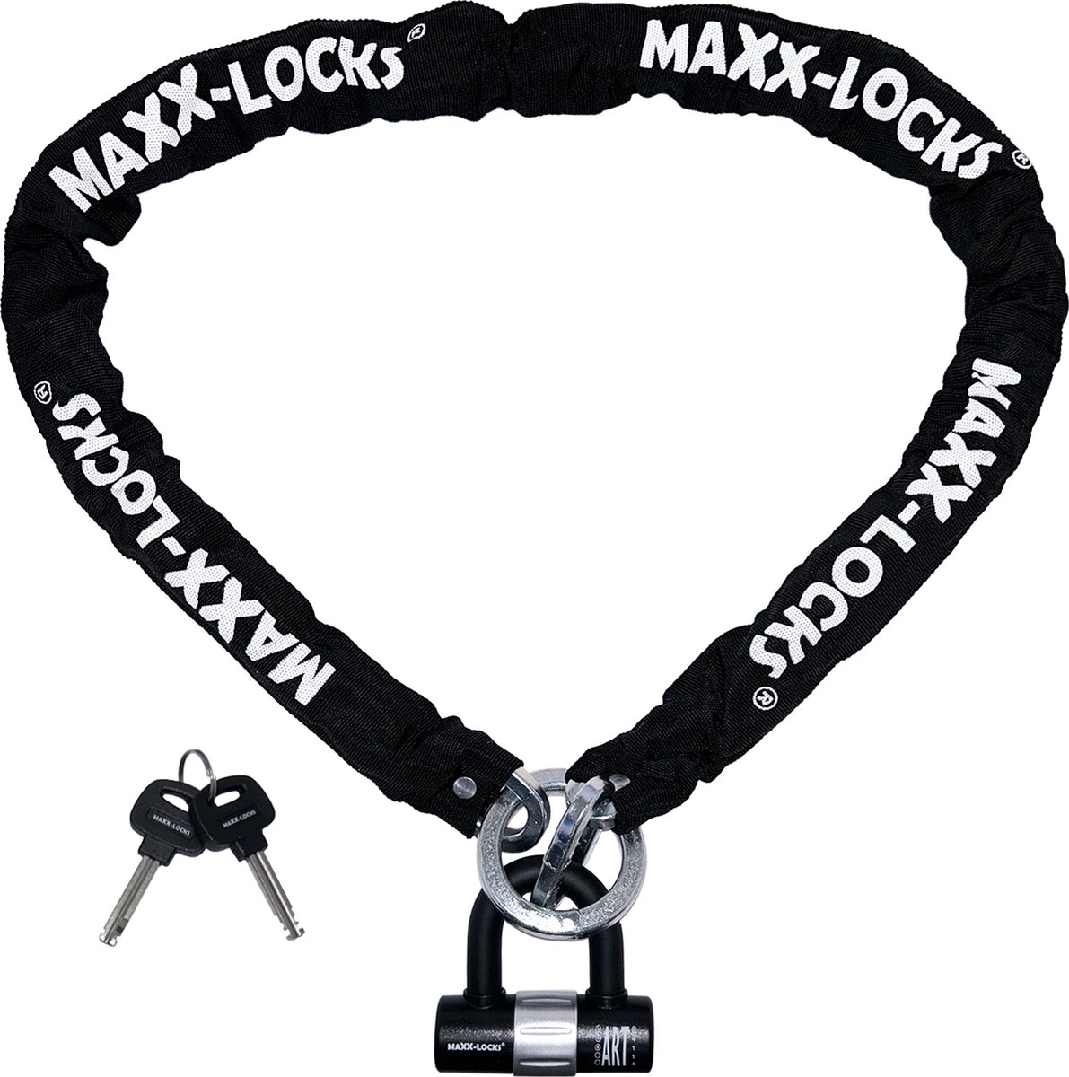 Maxx-Locks Naseby Scooterslot / Brommerslot ART 3 Kettingslot + Loop - 150cm
