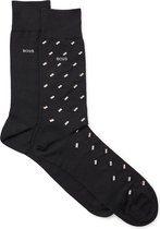 Hugo Boss BOSS 2P sokken minipattern logo zwart - 40-46