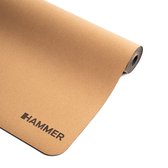 Hammer Fitness Onderlegmat L Norsk - beschermmat voor fitnessapparaten 183 x 61 cm - Recycled rubber en kurk