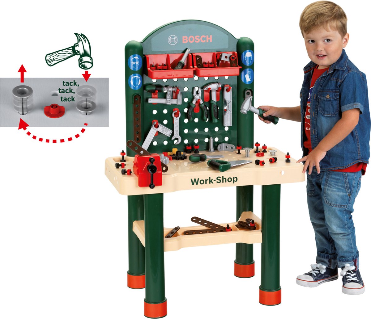 Klein Toys - Bosch mini speelgoed gereedschapsset - 82 accessoires - — afbeelding 5