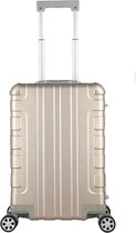 Velox Aluminium Reiskoffer - 20 Liter Capaciteit - Met TSA Sloten - Handbagage - Koffer Met Roterende Wielen - Koffers - Extra Stevig - Goud