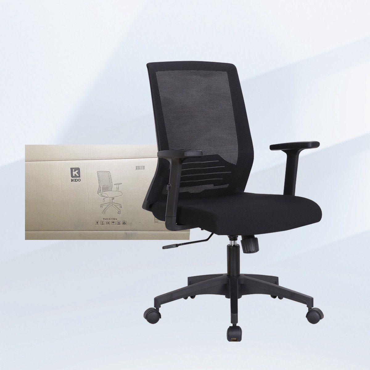 SEVEN COMFORT - Chaise de bureau ergonomique avec accoudoir