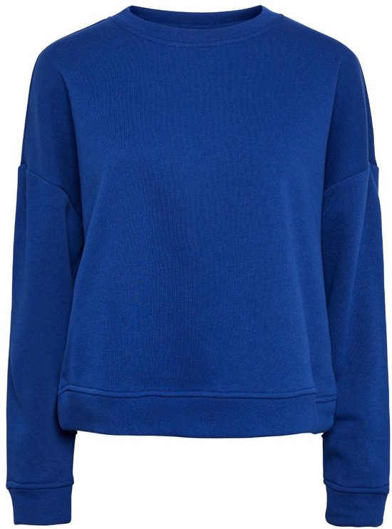 Pieces Dames Sweater - Groen - Loungewear Top - Dames trui zonder print - Maat L