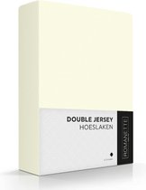 Luxe Dubbel Jersey Hoeslaken - Ivoor