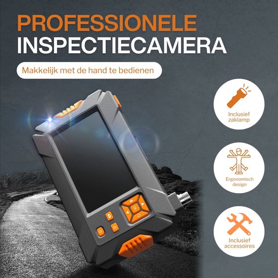 P100 Endoscópio Industrial 5,5mm 1080P Boroscópio Digital IP67 À Prova