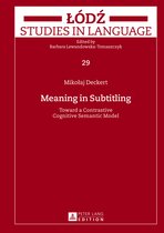 Meaning in Subtitling