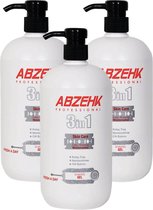 Abzehk 3 in 1 Shaving Gel 1000ml - 3 stuks