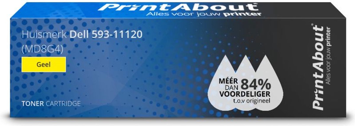 PrintAbout - Alternatief voor de Dell 593-11120 / geel